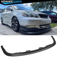 Fits 04-08 Toyota Corolla S Front Lip Bumper Under Spoiler Splitter Unpainted PP
