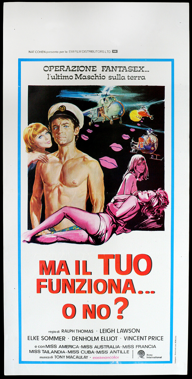 Locandina originale film Ma il tuo funziona... o no? (1974) - Regia di Ralph Thomas