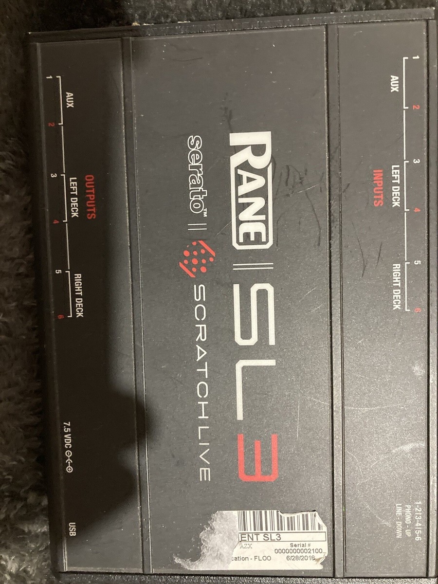 DJ機材 Serato Scratch Live SL3 Serato RANE SL3 Scratch Live DJ Controller Interface USED | eBay