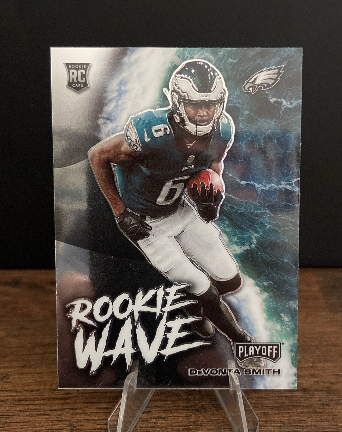 DeVonta Smith RC Rookie Wave 2021 Panini Playoff #RW-DSM Philadelphia Eagles