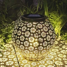 Solar Lantern Hanging Lights Large and Bright Solar Lights Waterproof Outdoor