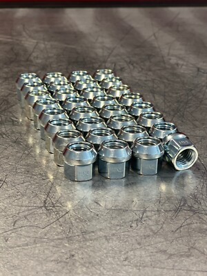 M14x2.0 Open-End Bulge Acorn Lug, Chrome ( 32 Pack ) by Adaptec.