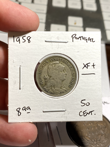 1958 Portugal 50 Centavos - 第 1/2 張圖片