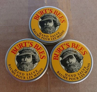 Burts Bees Hand Salve 8,5 g (0,3 Unzen) x 3 feuchtigkeitsspendend botanisch FASTP & P