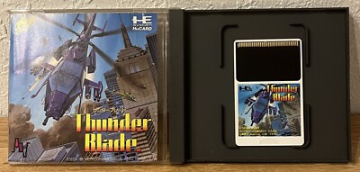 Thunder Blade mit Hülle und Handbuch [PC Engine Hu Card] Japan