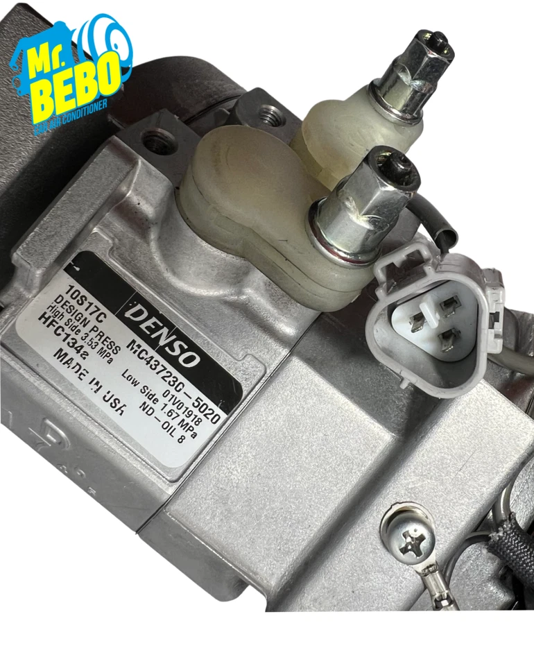 COMPRESOR DE AIRE ACONDICIONADO MR BEBO NUEVO DENSO 471-1371 PARA TOYOTA CAMRY - SOLARA Foto 2 de 4