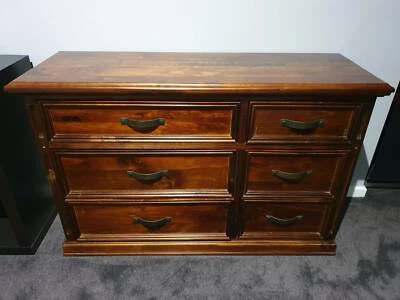 Solid Wood Chest Of Drawers With Metal Slides Dressers Drawers