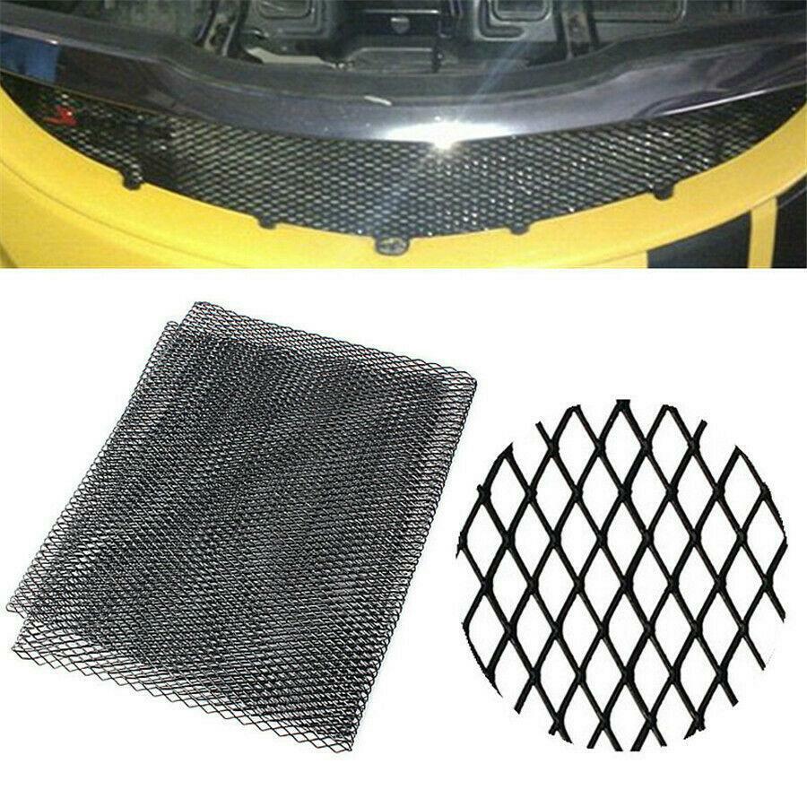 Black Alumnum Mesh Grll Cover Car Bumper Fender Hood Vent Grlle Net 40''x13'' | eBay
