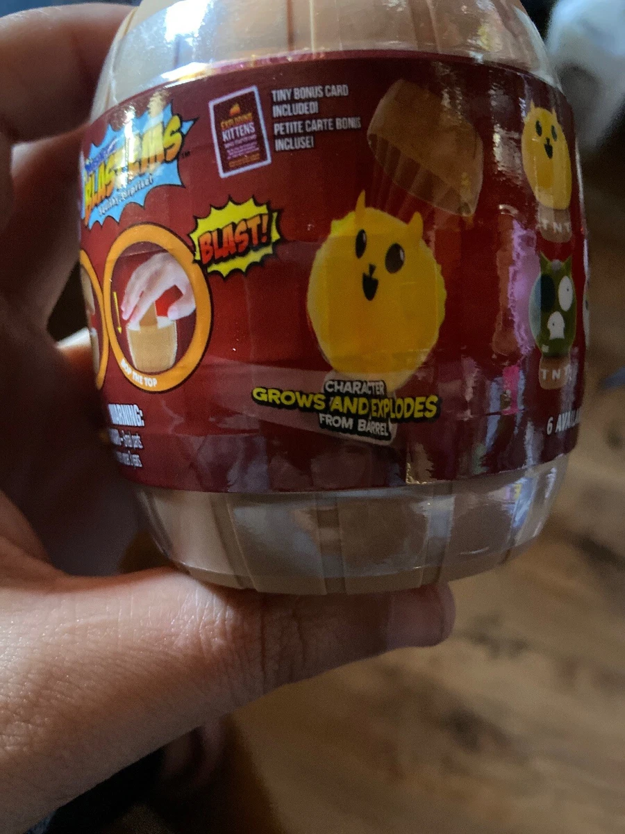 Mashems Blastems Squishy Surprise Exploding Kittens Barrel Set Of