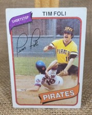1980 Topps Tim Foli Baseball Card #246 Pittsburgh Pirates FREE S&H