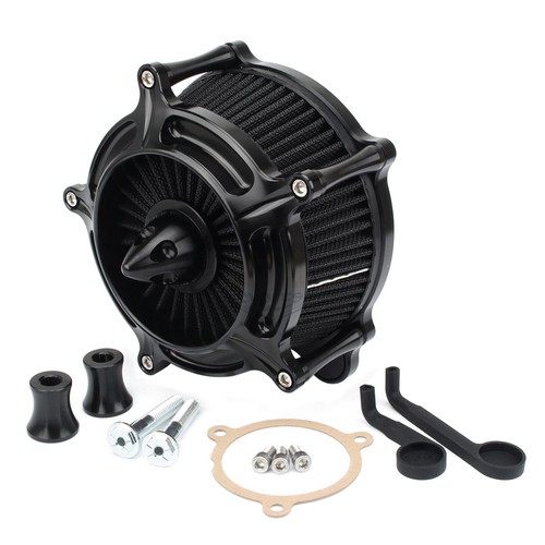 For Harley Spike Air Cleaner Intake Filter Touring Road King Glide 17-24 Softail - Picture 5 of 9