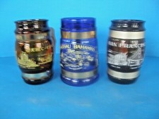 LOT OF 3 VINTAGE SOUVENIR MUGS -QUEBEC CANADA, NASSAU BAHAMAS & SAN FRANCISCO