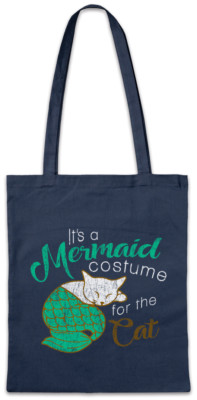 Modern Mermaid Cat Stofftasche Einkaufstasche Cameron Family Cats Costume Fun