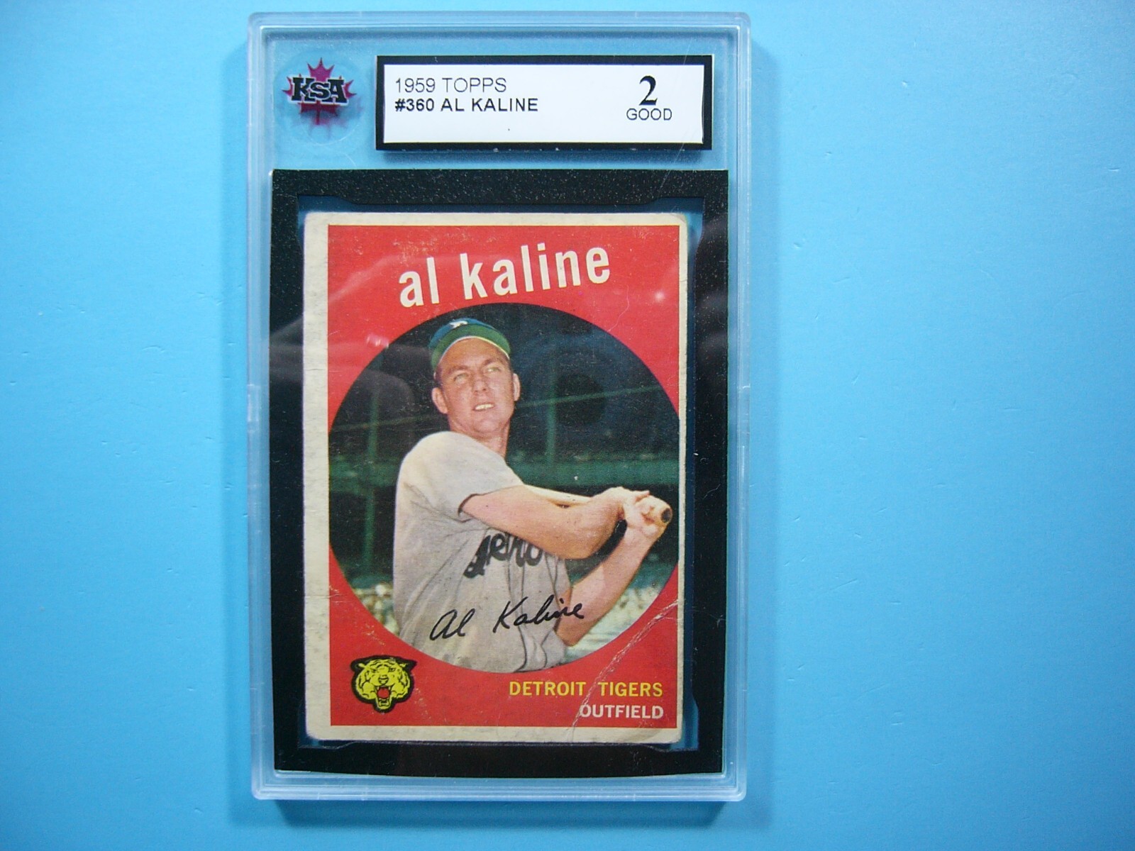 1959 TOPPS MLB BASEBALL CARD #360 AL KALINE KSA 2 GD DETROIT TIGERS '59 TOPPS