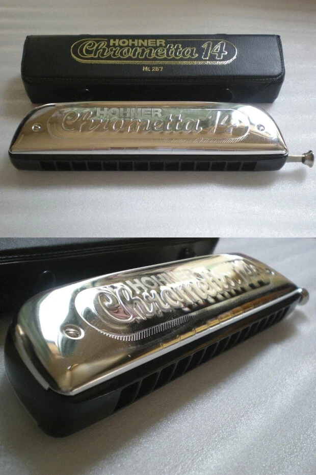 HOHNER 257 Regular 14-hole Chromatic Harmonica German Brand from Taiwan - Image 2 of 4