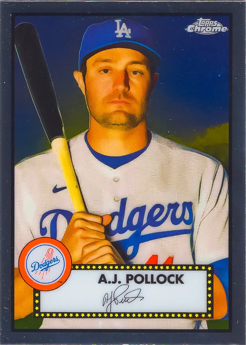 A.J. Pollock 2021 Topps Chrome Platinum Anniversary Edition Baseball Card  #472