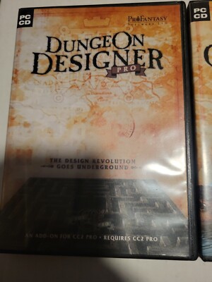 PC CD-Rom games CAMPAIGN CARTOGRAPHER / DUNGEON DESIGNER - manuals - Pro Fantasy