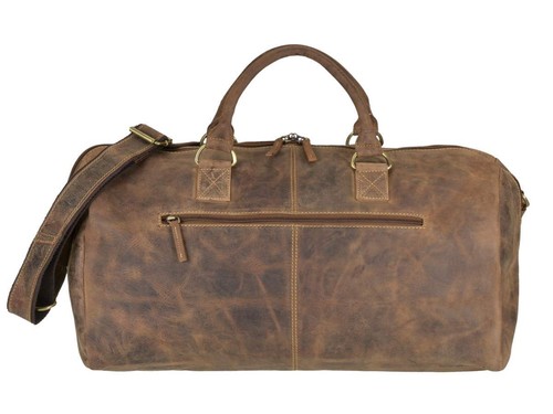 Greenburry Reisetasche Leder braun Vintage Herren Weekender Sporttasche Tasche - Bild 4 von 12