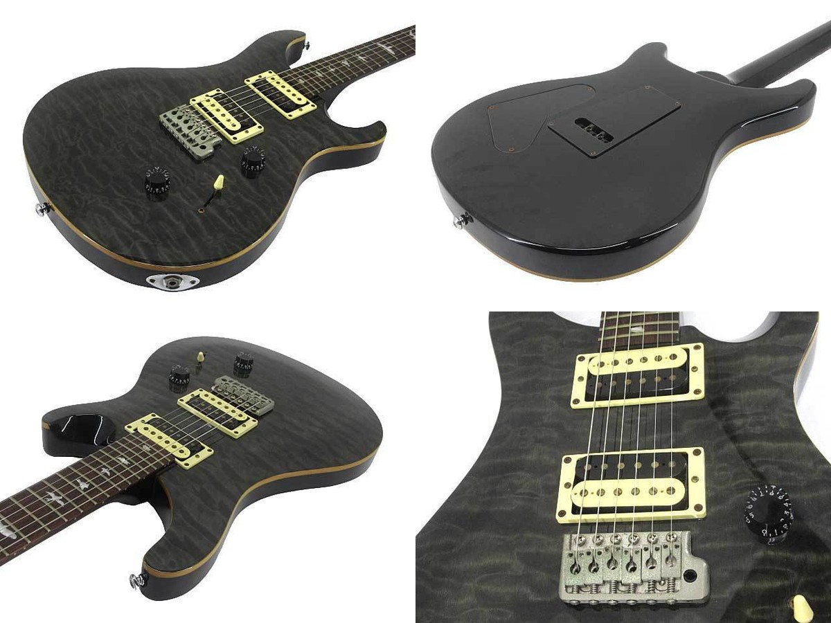 ギター PRS SE Custom 24 Gray Black PRS SE Custom 24 - Gray Black - Sweetwater Exclusive