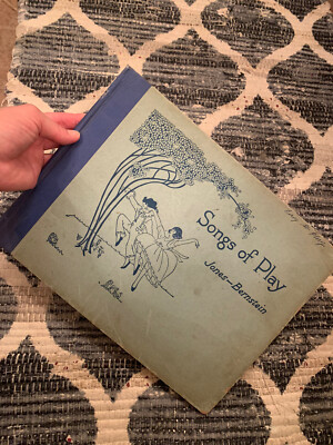 VINTAGE! 1923 Music Songs of Play Jones-Bernstein Easy to Play Piano Lesson Book