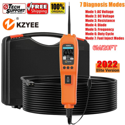 Kzyee KM50 PowerScan Electrical Power Probe 12V/24V AVOmeter Circuit Tester Tool