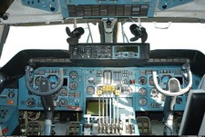 Aircraft antonov an225 mriya vehicle cockpit Custom Gaming Mat Desk 4723