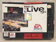NBA Live 96 Super Nintendo SNES Authentic BOX ONLY