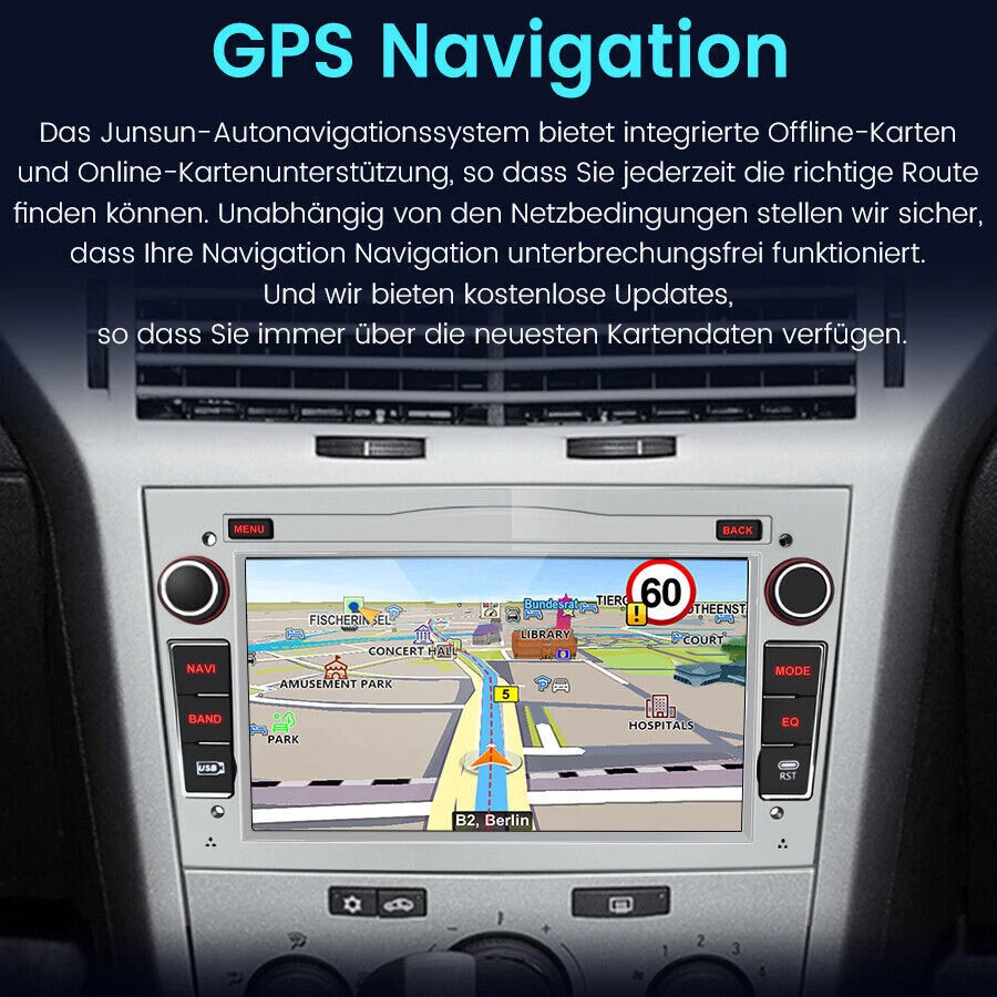 2+64G Android 13 Autoradio Für Opel Astra H Meriva A Corsa C D DAB+ Carplay GPS - Bild 3 von 4