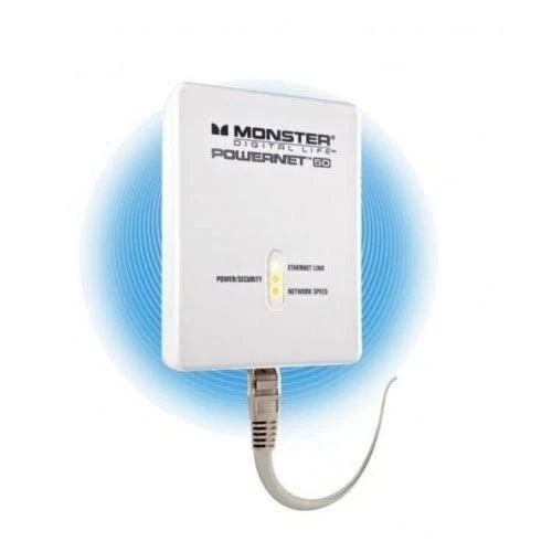 Monster Digital Life Powernet 50 200 Mbps Network Extender - Picture 2 of 4