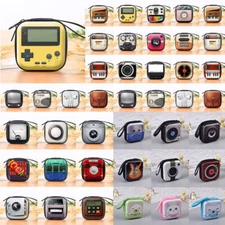 Tinplate Coin Purse Earphone Jewelry Storage Bag Zipper Wallet Pocket Case Box ♡