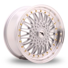 4X MG ZT 2001 to 2005 Alloy Wheels - 18" Japan Racing JR9 (8x18) Silver Machi...