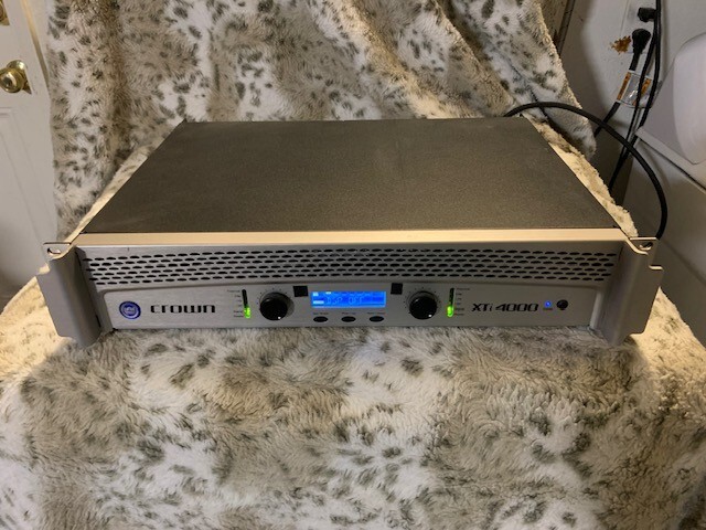 Crown XTI 4000 Power Amplifier/USED/Missing Fan Assembly. | eBay