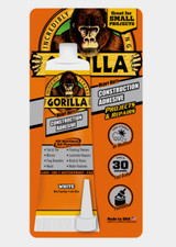 Gorilla CONSTRUCTION ADHESIVE 2.5 oz White All-Purpose Heavy Duty Project/Repair