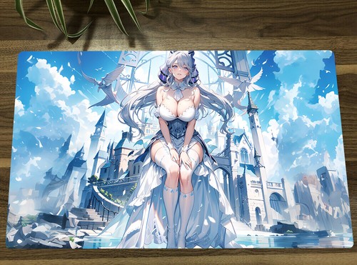 Tappetino Da Gioco Yu-Gi-Oh! Aquamancer Of The Sanctuary - 600x350mm Con Borsa, Antiscivolo - Foto 3