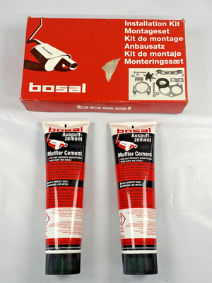 Bosal Exhaust Muffler Cement Sealant Repair Paste, 570 gram each tube; 2 pack
