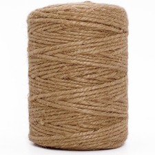 3mm Jute Twine 328 Feet Heavy Duty and Durable Brown Twine for 328Feet