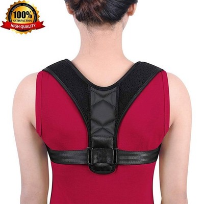 Posture Corrector Brace for Back & Shoulder Pain   Adjustable Support for Daily