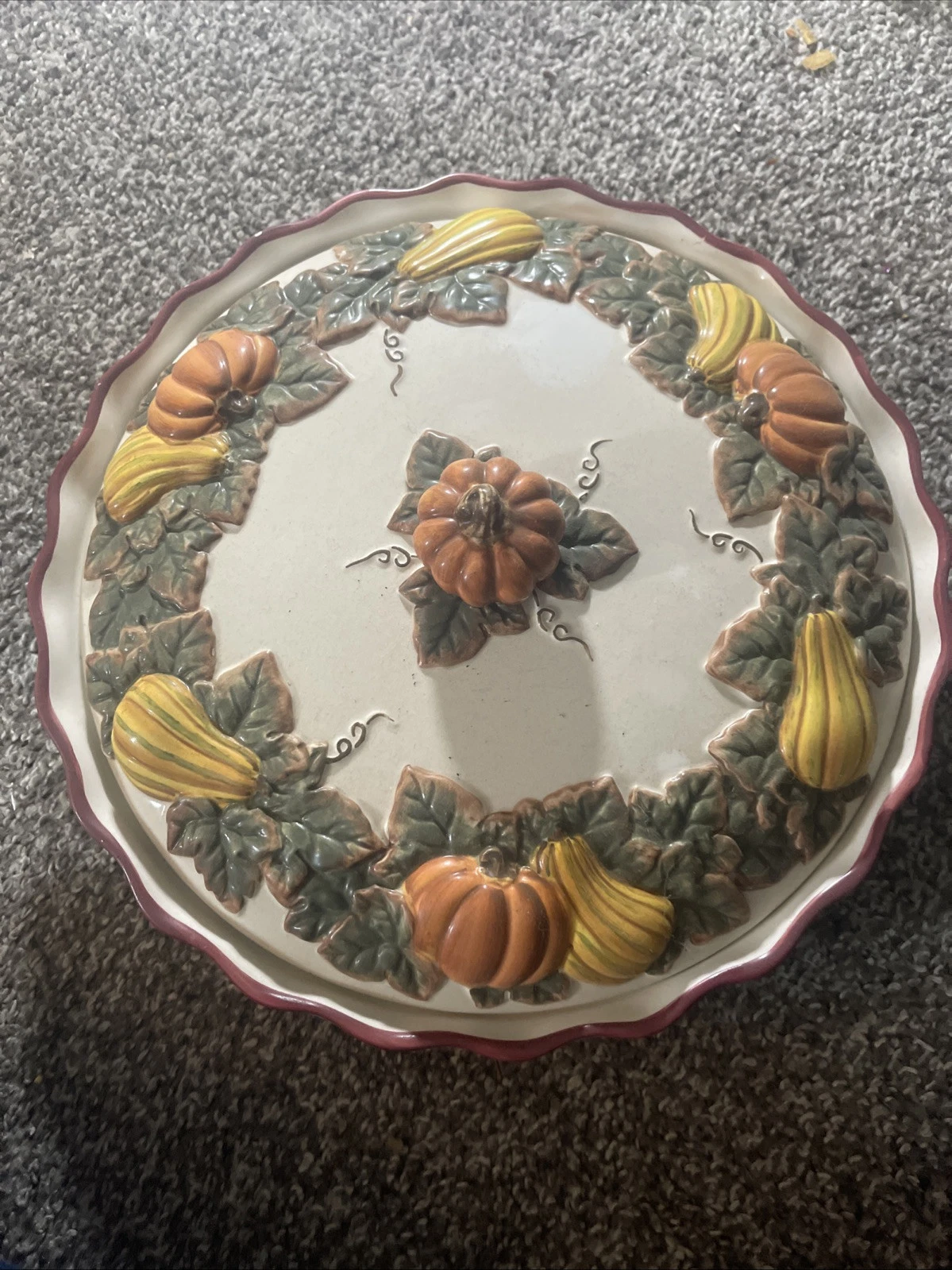 Pie Keeps Collection Pumpkin Pie Server And Storage 12.5"