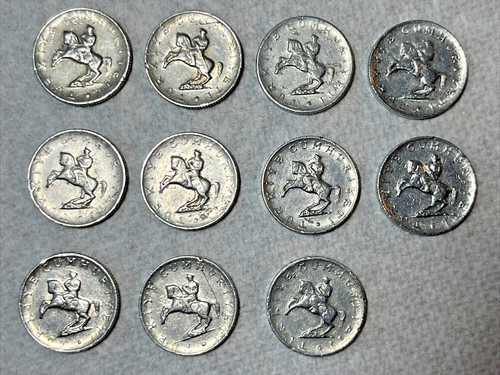 1981-1983 Turkey 5 lira - 11 Coin Lot - Atatürk on Horseback