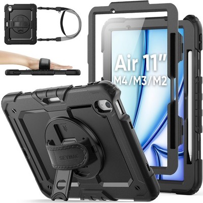 SEYMAC stock Case for iPad Air 11-inch M4-M2 2026-2024 (Gen 8-6), Shockproof Hea