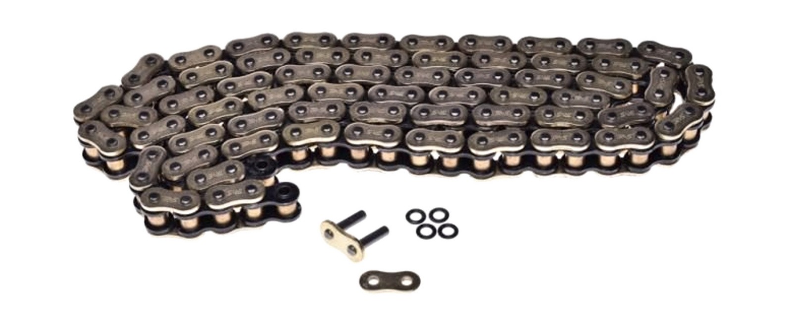 Chaîne moto IRIS 530 hyper renforcée X-Ring 118L longue durée gold