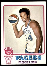 1973-74 Topps #212 FREDDIE LEWIS  Indiana Pacers  NM