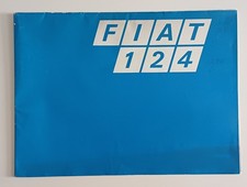 Opuscolo originale FIAT 124 Berlina 1966-68 brochure vintage auto Italia