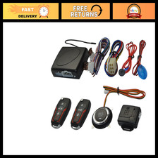 Keyless Entry Car Alarm System, Remote Start  Push Button Ignition Kit