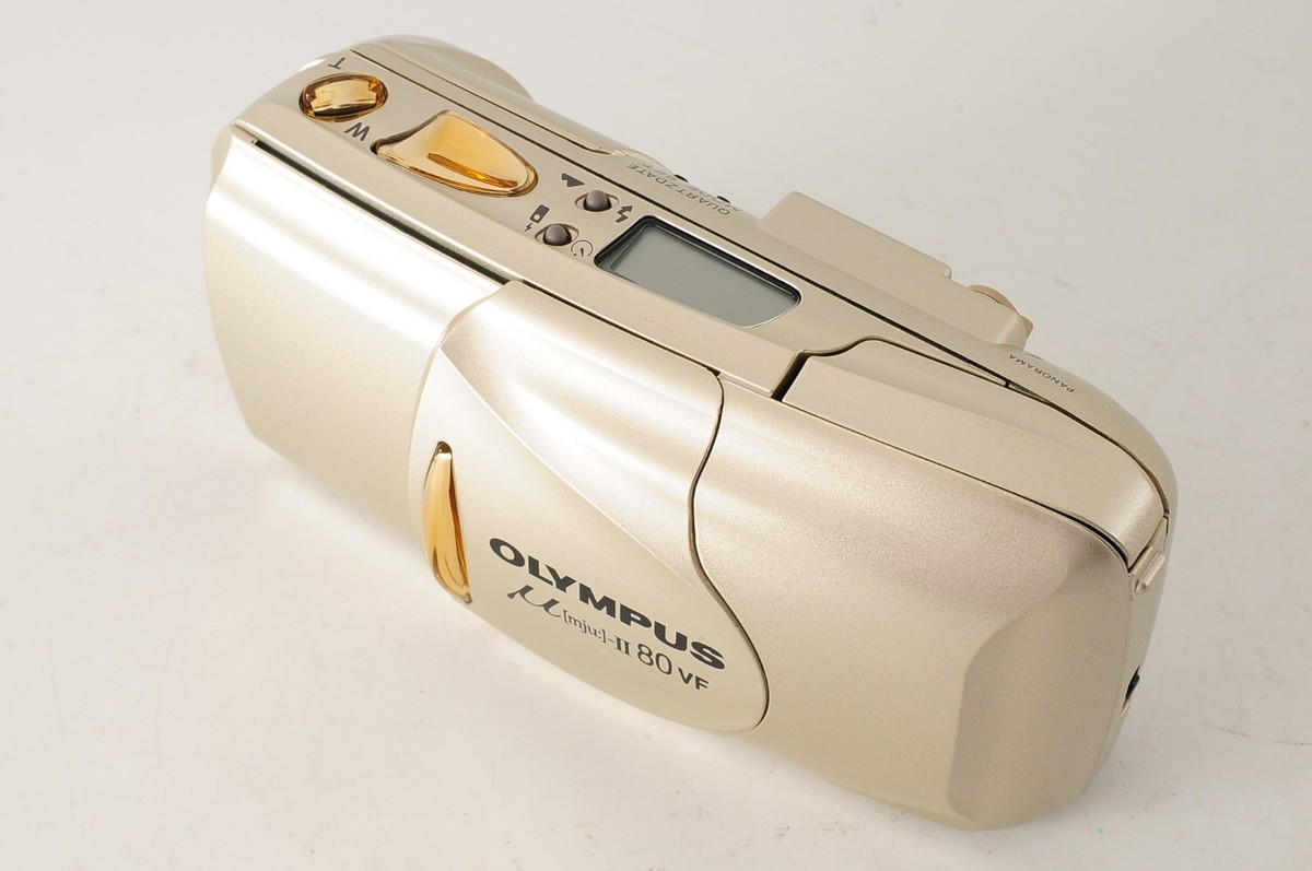 1 yr Warranty] Olympus mju II 80 VF Point & Shoot 35mm Film Camera