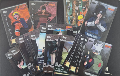 Topps Naruto Nindo 2025 36x Karten Konvolut + Leerkarton