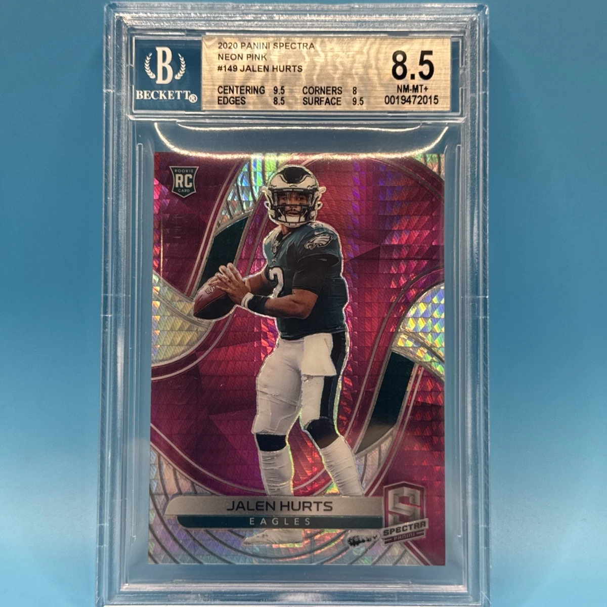Panini Beckett Grading Services (BGS) 8.5 Graded Football Serial Numbered  Sports Trading Cards & Accessories for sale | eBay