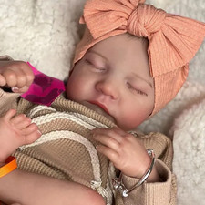 17Inch Levi Reborn Doll Already Painted Finished Sleeping Newborn Size 3D Skin V