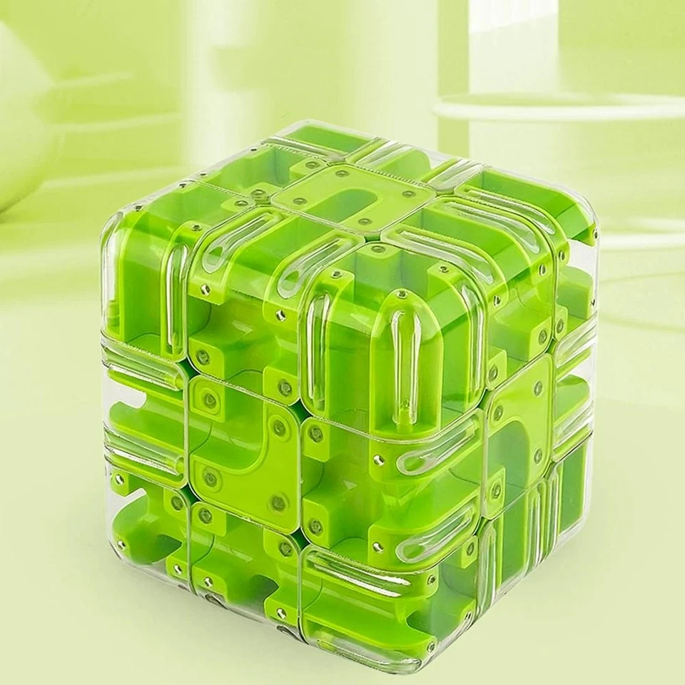 3D Maze Ball Puzzle Cube Toy Enhancing Logical Thinking & Party Interaction DE🔥