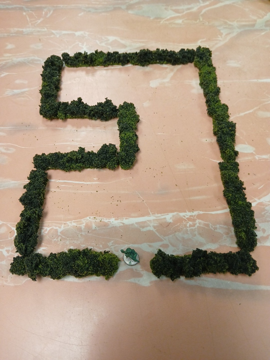 30" Landscape Model Wild Hedge wargaming scenery terrain 12 Pieces 